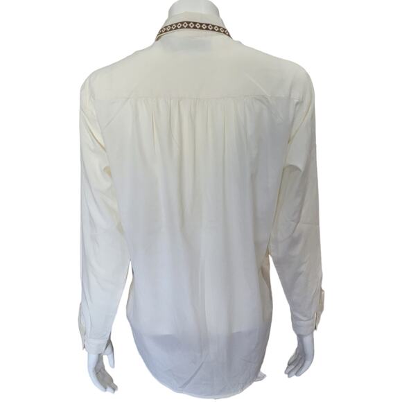 Vintage 90s Northern Isles Southwestern Patchwork Shirt Sz 6 Embroidered Kitschy - Picture 5 of 10